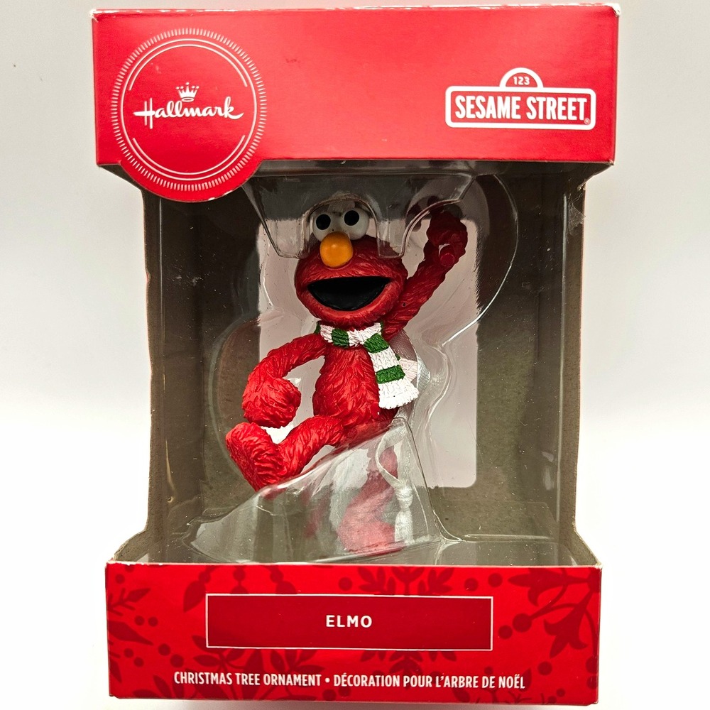 Hallmark Sesame Street Elmo Hanging Plastic Christmas Ornament 2020 #2HCM3594
